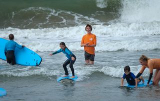 Surf camp is the best playground for kids!